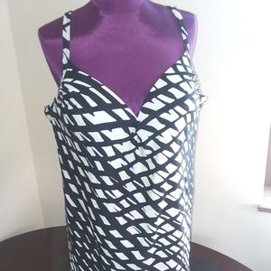 LANE BRYANT SIZE 28 ONE PIECE  SWIM DRESS